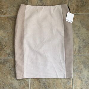 Calvin Klein | Squared Pencil Skirt Size 6 NEW